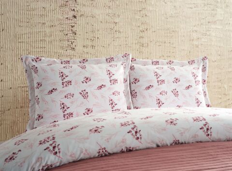 DOQU MULTİ SELECTİON NEVRESİM TAKIMI YATAK ÖRTÜSÜ ÇİFT KİŞİLİK BORDO