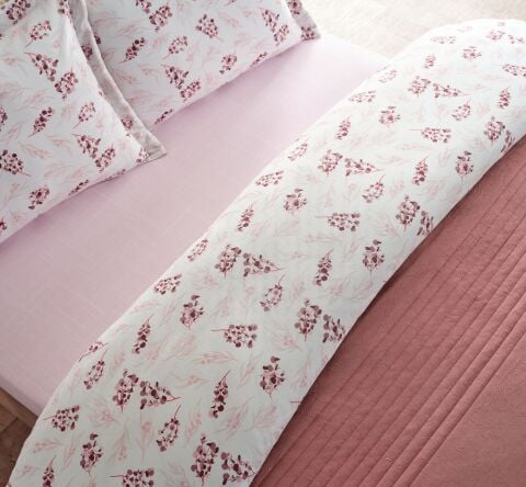 DOQU MULTİ SELECTİON NEVRESİM TAKIMI YATAK ÖRTÜSÜ ÇİFT KİŞİLİK BORDO