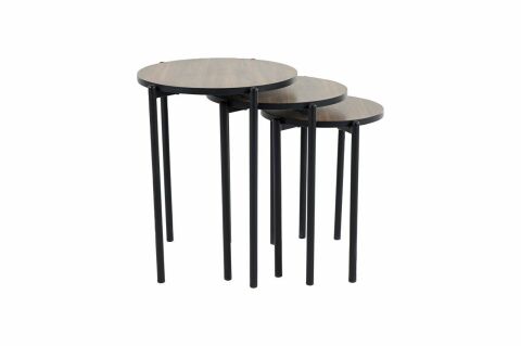 İSTİKBAL GREEN ZİGON SEHPA CEVİZ/SİYAH