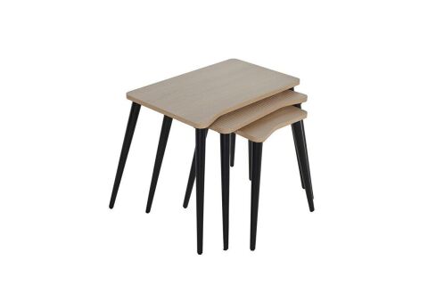 İSTİKBAL CROSS ZİGON SEHPA MEŞE/ÇİZGİLİ