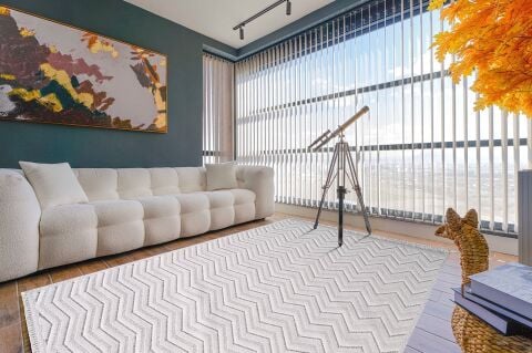 GÜMÜŞSUYU DAİSY 16884 HALI KREM