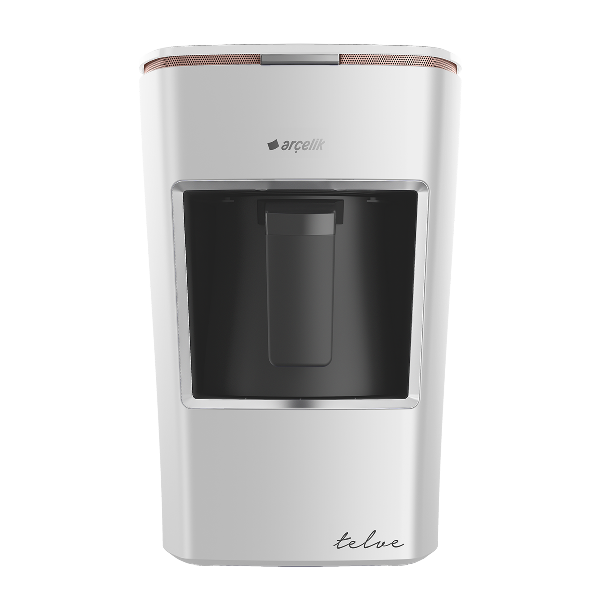 Arçelik K 3300 Beyaz Mini Telve Türk Kahve Makinesi