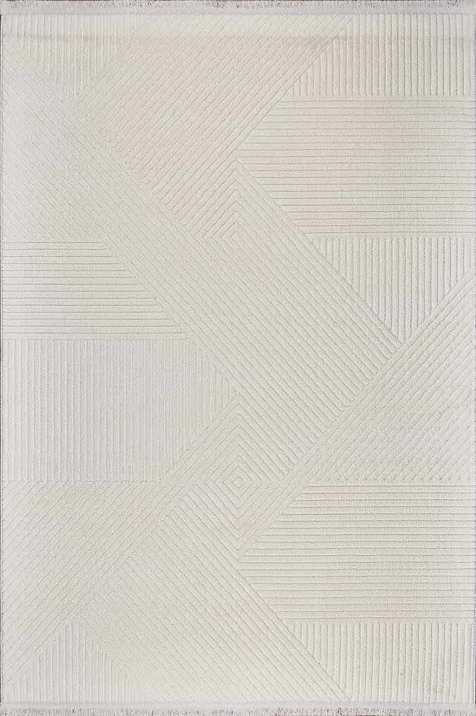 GÜMÜŞSUYU DECO GEO 80010 HALI KREM