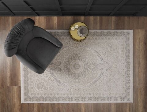 GÜMÜŞSUYU ESİLİVA 11431 HALI KREM