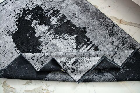 GÜMÜŞSUYU DECO MİLANO 12255 HALI SİYAH