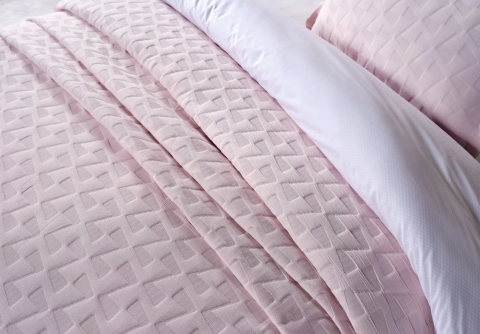 DOQU ARYA YATAK ÖRTÜSÜ ÇİFT KİŞİLİK PUDRA