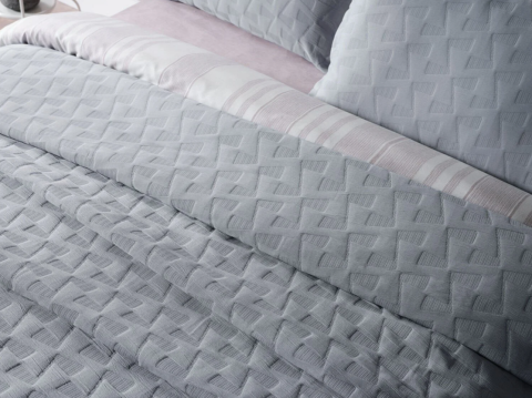 DOQU ARYA YATAK ÖRTÜSÜ ÇİFT KİŞİLİK GRİ