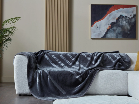 DOQU EMBOS BATTANİYE PERLİNA ÇİFT KİŞİLİK GRİ