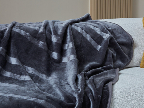 DOQU EMBOS BATTANİYE PERLİNA ÇİFT KİŞİLİK GRİ