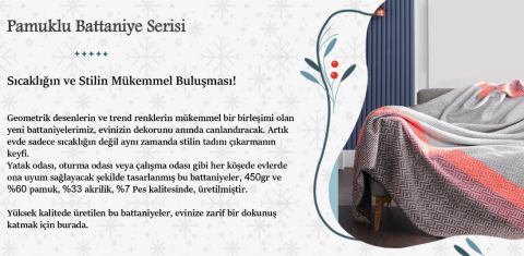 DOQU NİDA BATTANİYE TEK KİŞİLİK NAR ÇİÇEĞİ