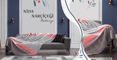 DOQU NİDA BATTANİYE ÇİFT KİŞİLİK NAR ÇİÇEĞİ