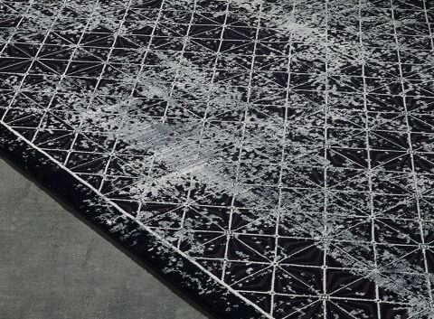 GÜMÜŞSUYU İPEKZADE100 11382 HALI SİYAH