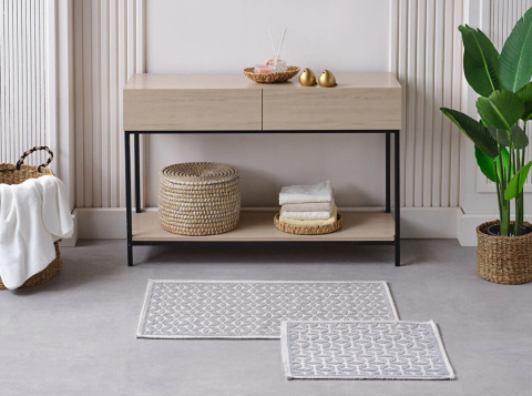 DOQU BANYO PASPASI LORA GRİ 60X100