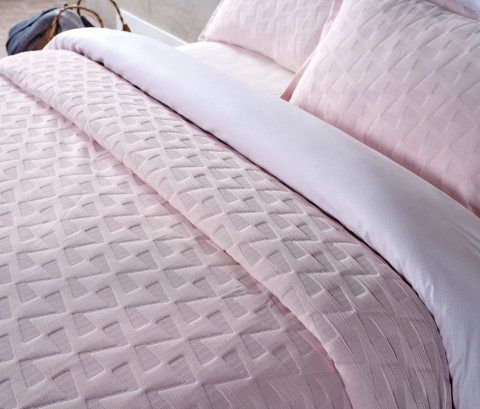 DOQU ARYA YATAK ÖRTÜSÜ TEK KİŞİLİK PUDRA