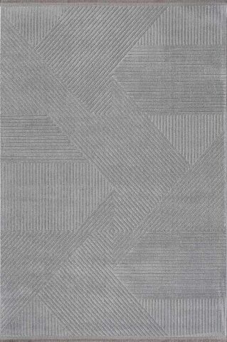 GÜMÜŞSUYU DECO GEO 80010 HALI GRİ
