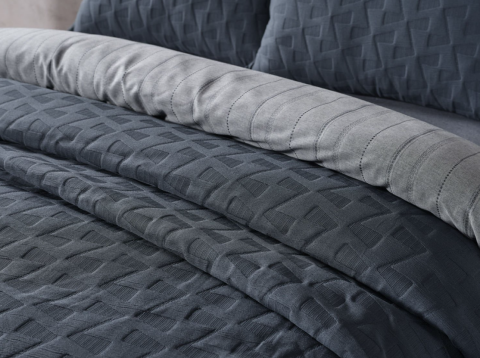 DOQU ARYA YATAK ÖRTÜSÜ TEK KİŞİLİK ANTRASİT