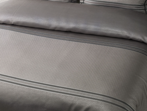 DOQU MATHİLDA YATAK ÖRTÜSÜ ÇİFT KİŞİLİK GÜMÜŞ