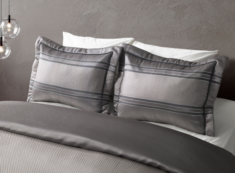 DOQU MATHİLDA YATAK ÖRTÜSÜ ÇİFT KİŞİLİK GÜMÜŞ