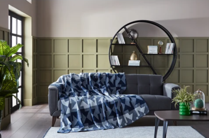 DOQU X ORİGAMİ BATTANİYE ÇİFT KİŞİLİK LACİVERT