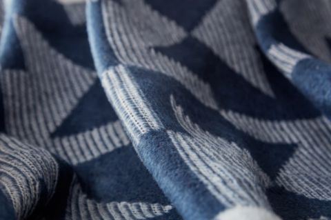 DOQU X ORİGAMİ BATTANİYE ÇİFT KİŞİLİK LACİVERT