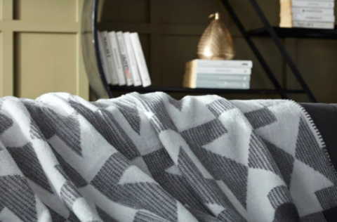 DOQU X ORİGAMİ BATTANİYE ÇİFT KİŞİLİK GRİ