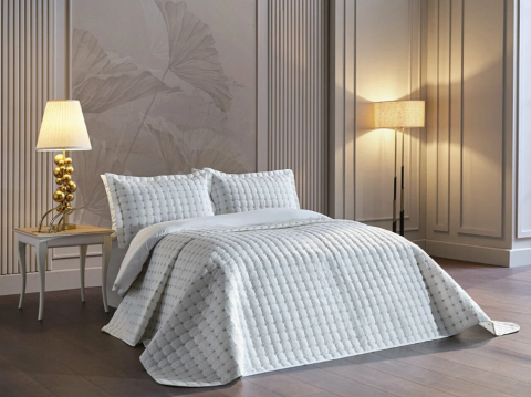 DOQU FLASH YATAK ÖRTÜSÜ TEK KİŞİLİK KREM