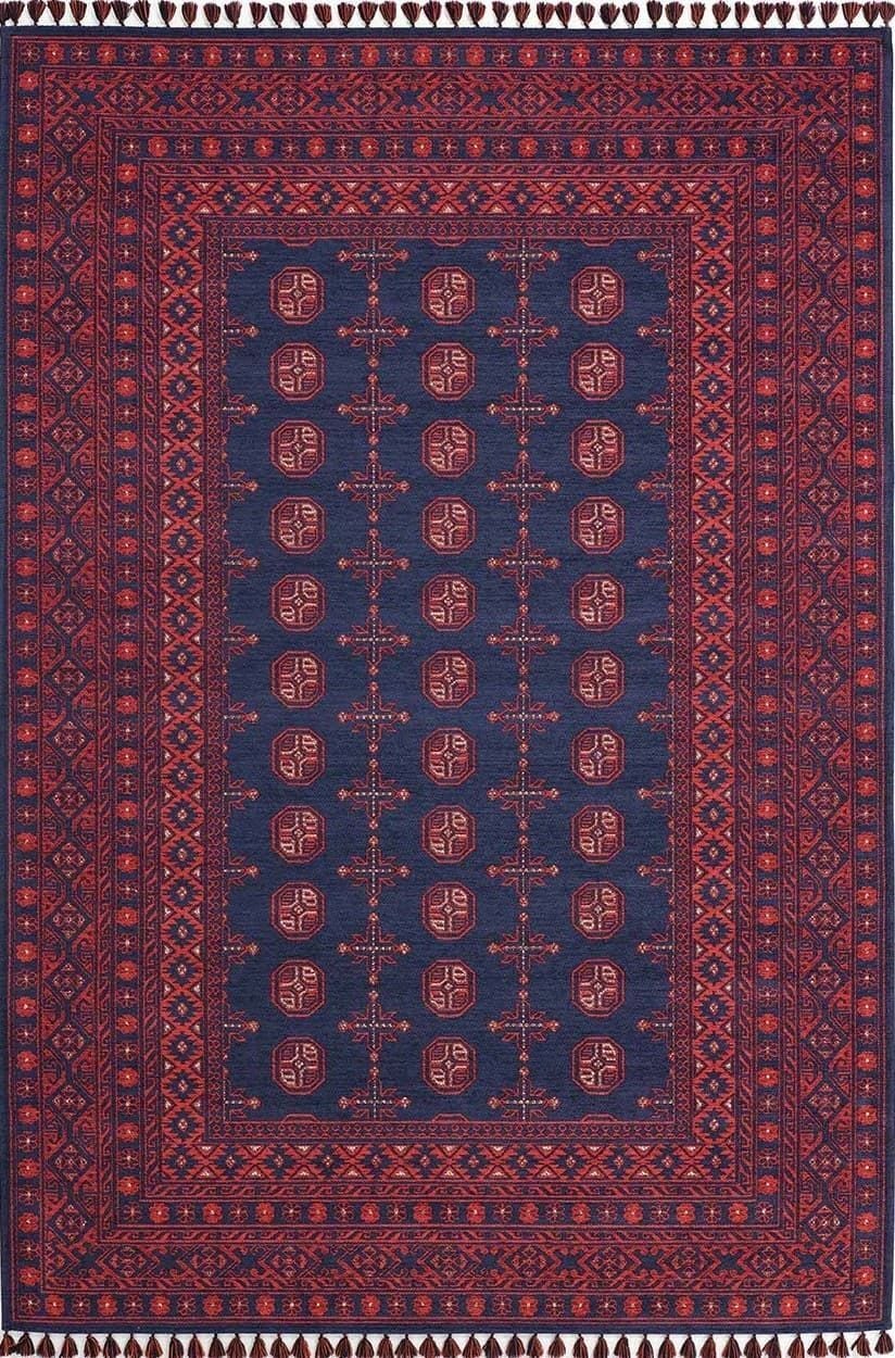 GÜMÜŞSUYU DECO ANATOLİA 15913 HALI LACİVERT