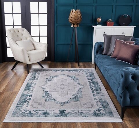 GÜMÜŞSUYU LEGRO 11576 HALI TURKUAZ