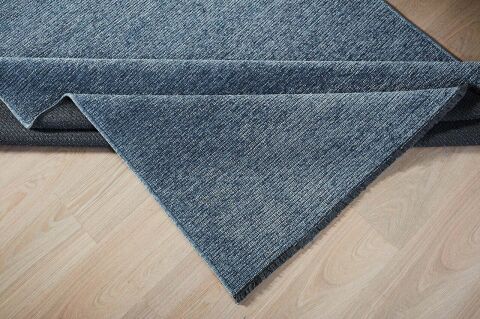 GÜMÜŞSUYU DECO FASHİON 14017 HALI MAVİ