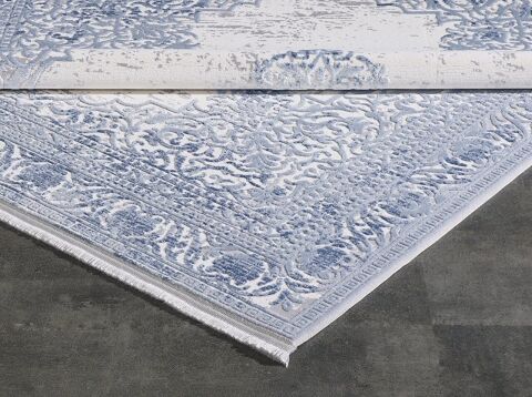 GÜMÜŞSUYU MATİSSE 11329 HALI MAVİ