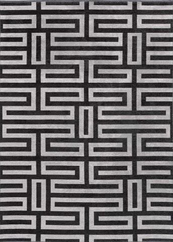 GÜMÜŞSUYU DECO MİLANO 12256 HALI SİYAH