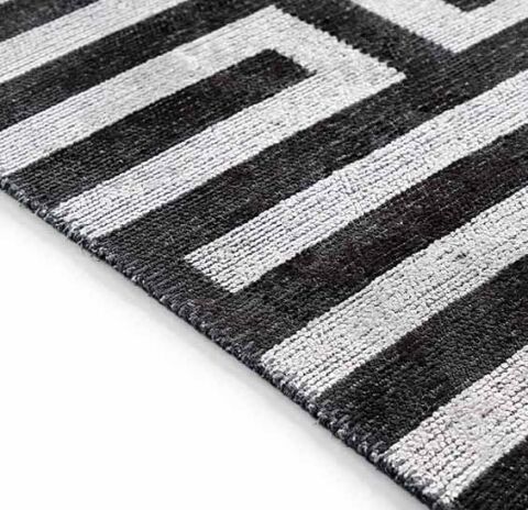 GÜMÜŞSUYU DECO MİLANO 12256 HALI SİYAH