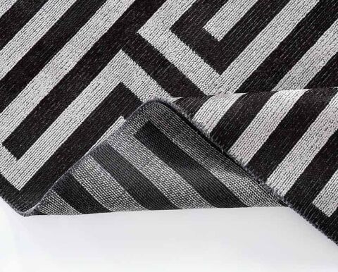 GÜMÜŞSUYU DECO MİLANO 12256 HALI SİYAH