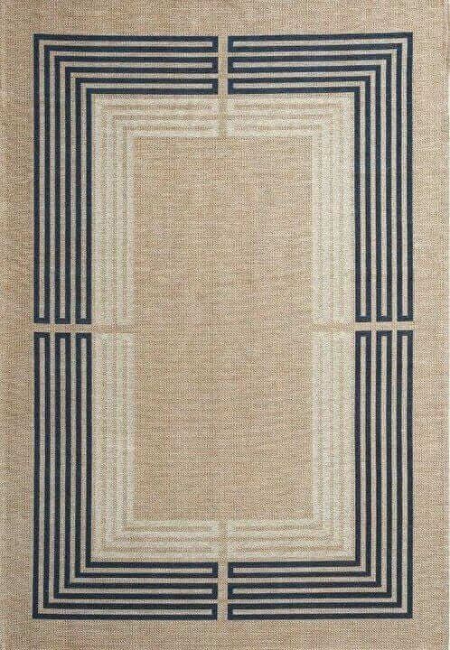 GÜMÜŞSUYU DECO RETRO 14347 HALI LACİVERT