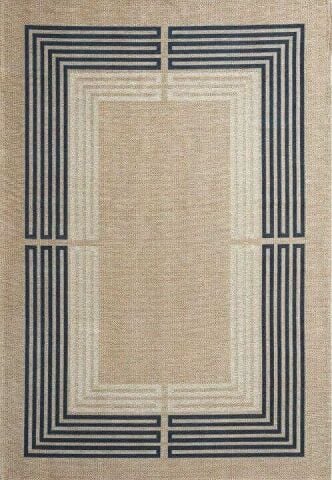 GÜMÜŞSUYU DECO RETRO 14347 HALI LACİVERT