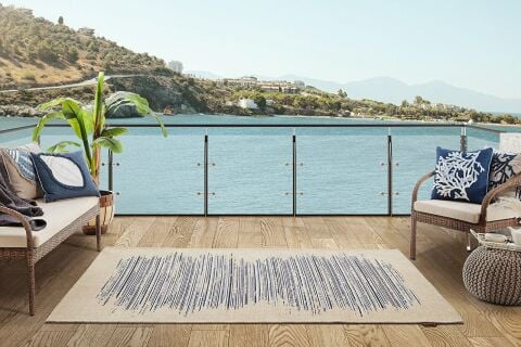 GÜMÜŞSUYU DECO RETRO 14348 HALI GRİ