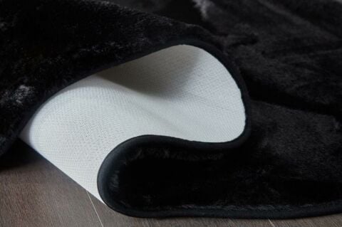 GÜMÜŞSUYU DECO SOFT 15314 DAİRE HALI SİYAH