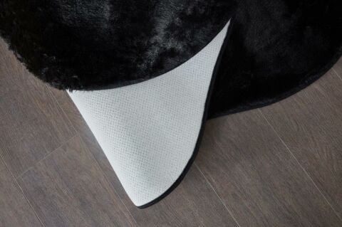 GÜMÜŞSUYU DECO SOFT 15314 DAİRE HALI SİYAH