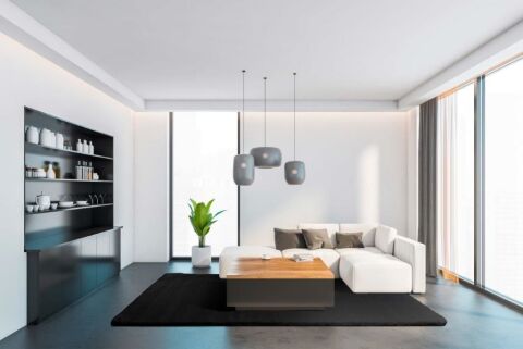 GÜMÜŞSUYU DECO SOFT 15314 HALI SİYAH