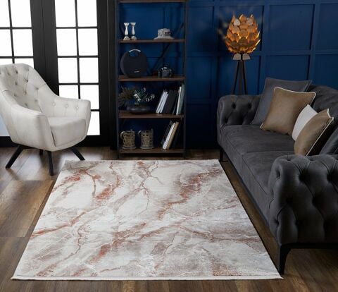 GÜMÜŞSUYU NOVASTYLE 11482 HALI TURUNCU