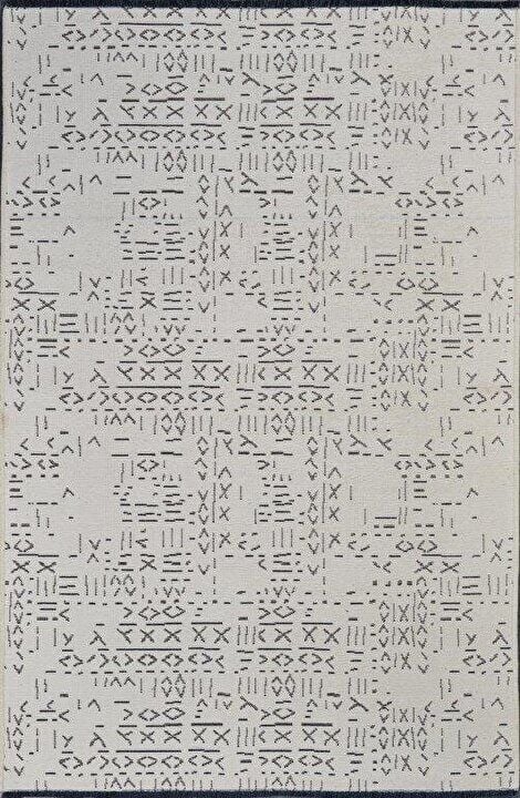 GÜMÜŞSUYU DECO FASHİON TREND 15919 HALI BEYAZ