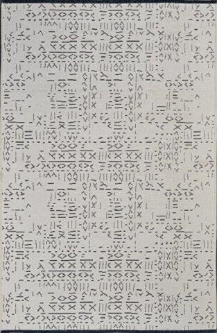 GÜMÜŞSUYU DECO FASHİON TREND 15919 HALI BEYAZ