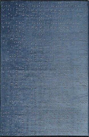 GÜMÜŞSUYU DECO FASHİON TREND 15919 HALI MAVİ