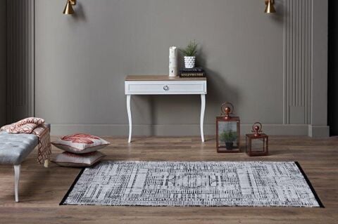 GÜMÜŞSUYU TİERRA 12894 HALI GRİ