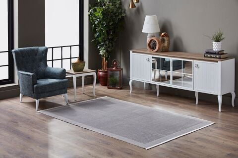 GÜMÜŞSUYU TİERRA 13374 HALI GRİ