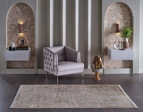 GÜMÜŞSUYU İPEKZADE100 13945 HALI GOLD