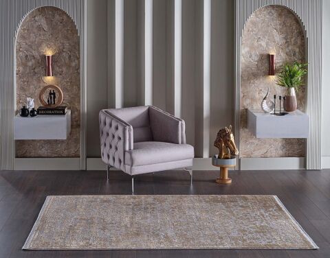 GÜMÜŞSUYU İPEKZADE100 13945 HALI GOLD