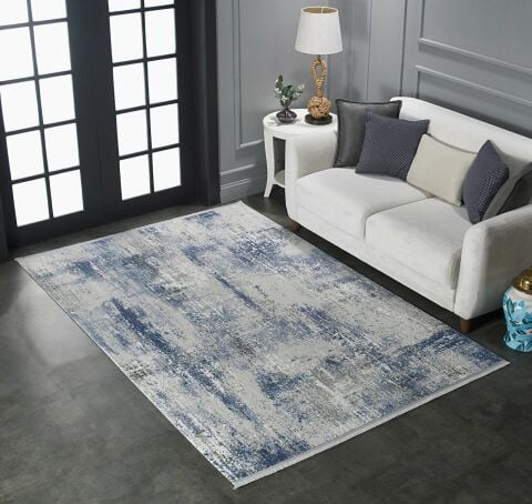GÜMÜŞSUYU VİERA 11600 HALI MAVİ