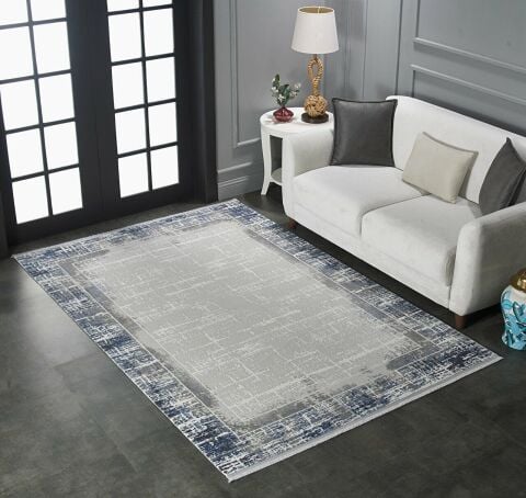 GÜMÜŞSUYU VİERA 11607 HALI MAVİ