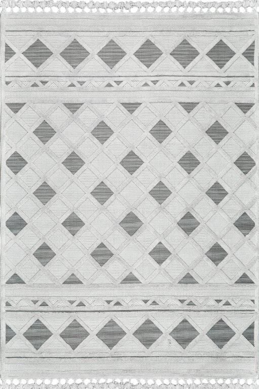 GÜMÜŞSUYU DECO ALVİN 12731 HALI GRİ